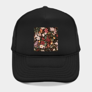 Autumn Winter Flowers VII Hat