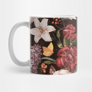 Autumn Winter Flowers VII Mug