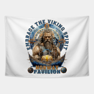 Embrace the Viking Spirit Norway Pavilion Epcot Tapestry