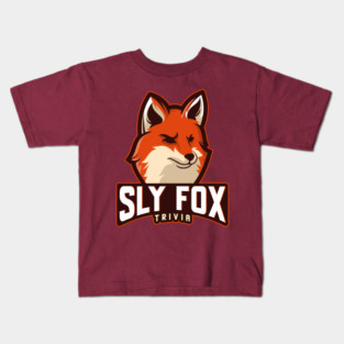 Sly Fox Trivia Logo Kids T-Shirt