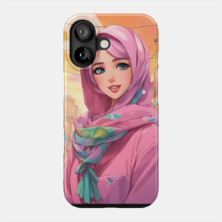 Islam Hijab Anime Girl Phone Case