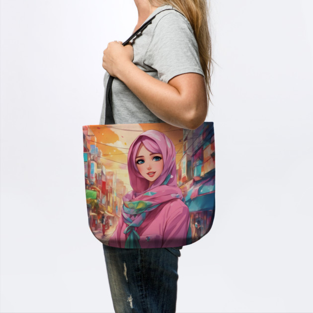 Islam Hijab Anime Girl by animegirlnft