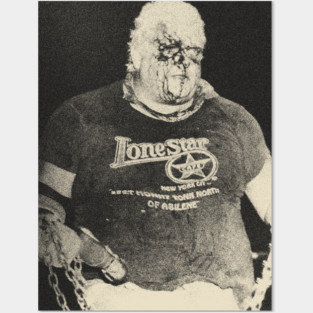Dusty Rhodes Wrestler - Vintage Pencil Drawing Style Posters and Art