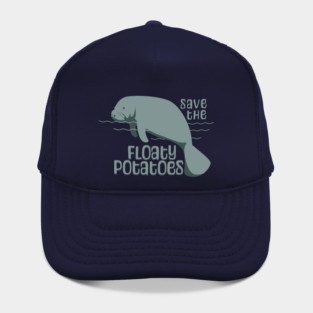Save The Floaty Potatoes Manatee Hat