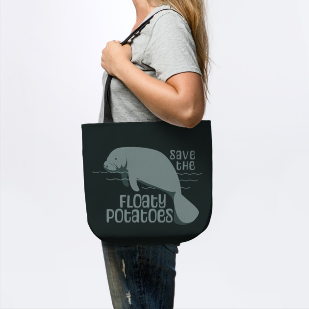 Save The Floaty Potatoes Manatee by HolidayBug