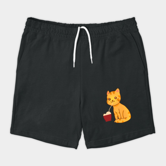 Kawaii Ginger Cat Eating Ramen, Cat Lover by logiamerch