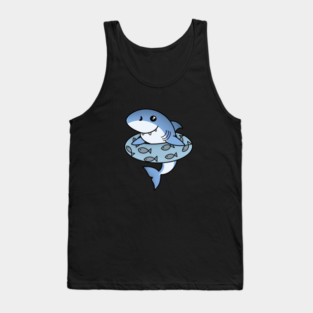Kawaii Shark, Love Sharks Tank Top