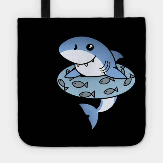 Kawaii Shark, Love Sharks Tote by logiamerch