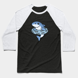 Kawaii Shark, Love Sharks Baseball T-Shirt