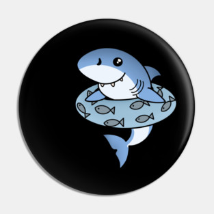 Kawaii Shark, Love Sharks Pin