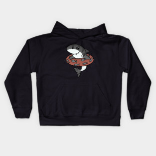 Kawaii Shark, Love Sharks Kids Hoodie