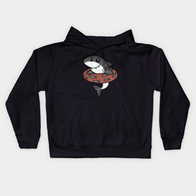 Kawaii Shark, Love Sharks Kids Hoodie by logiamerch