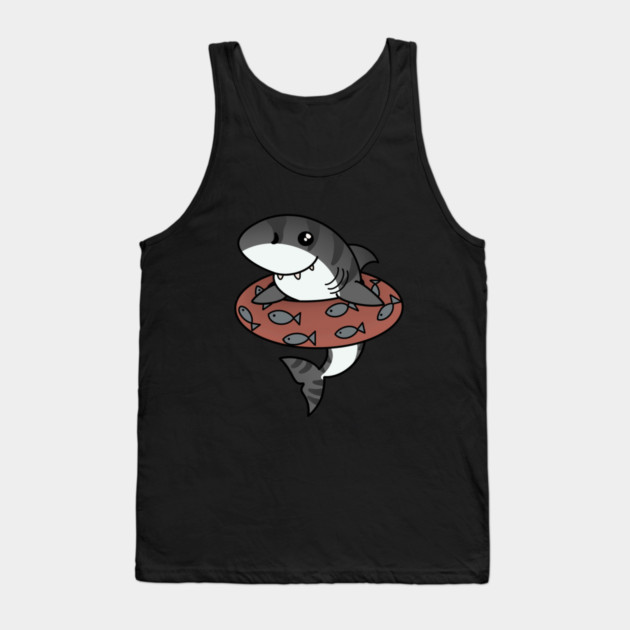 Kawaii Shark, Love Sharks Tank Top by logiamerch
