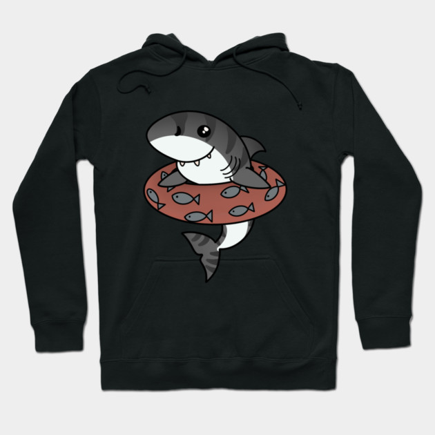 Kawaii Shark, Love Sharks Hoodie by logiamerch