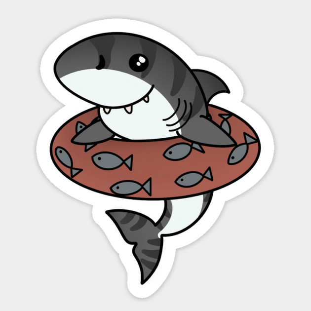 Kawaii Shark, Love Sharks Sticker by logiamerch
