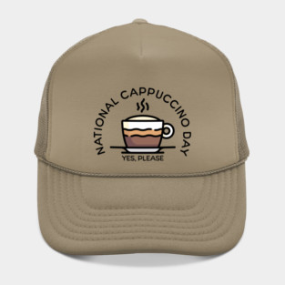 Fun National Cappuccino Day Hat