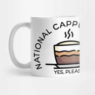 Fun National Cappuccino Day Mug