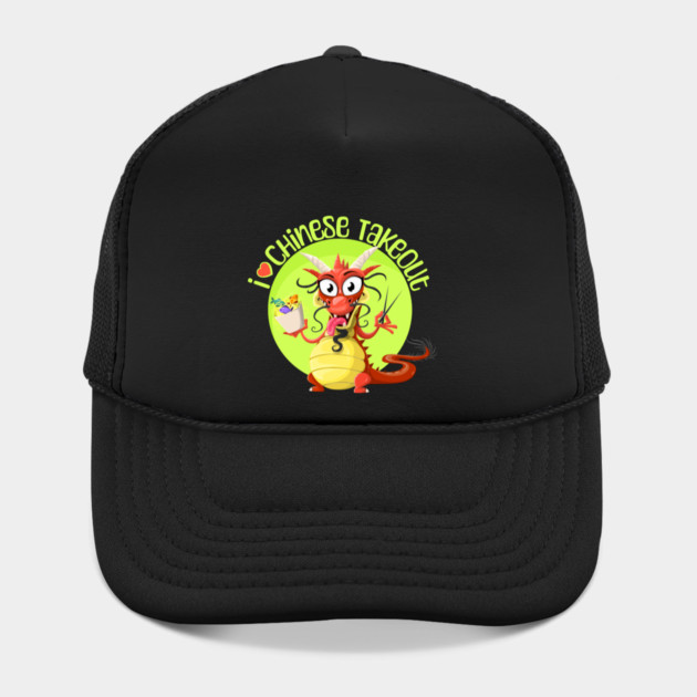 I Love Chinese Takeout, red dragon by HolidayBug