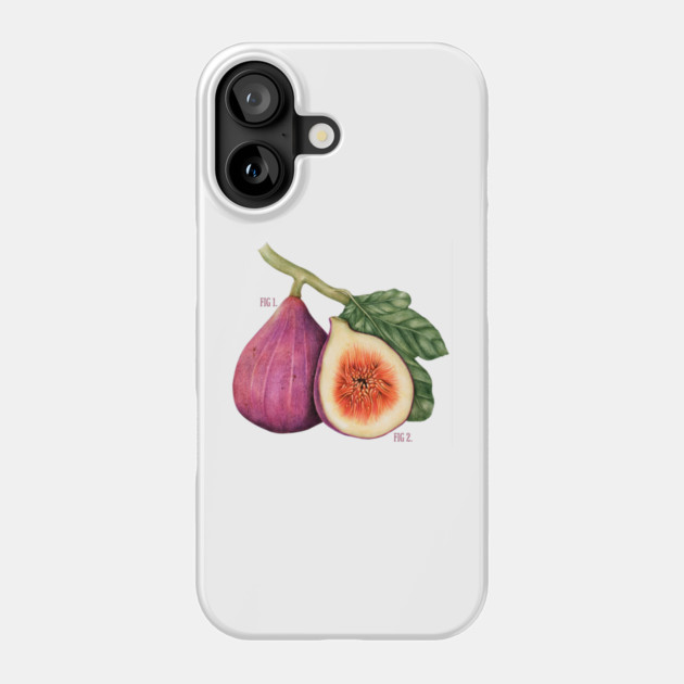 Funny Vintage Botanical Figs Phone Case by HolidayBug