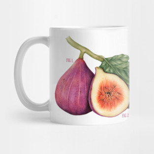 Funny Vintage Botanical Figs Mug