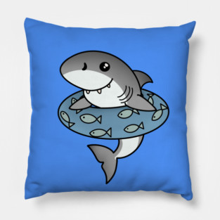 Kawaii Shark, Love Sharks Pillow