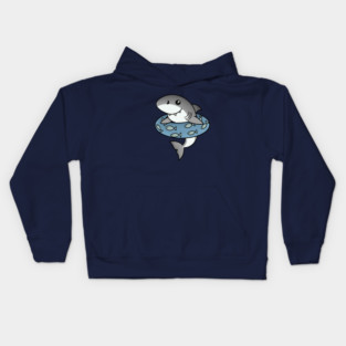 Kawaii Shark, Love Sharks Kids Hoodie