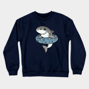 Kawaii Shark, Love Sharks Crewneck Sweatshirt
