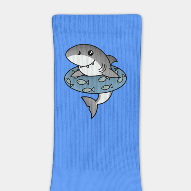 Kawaii Shark, Love Sharks by logiamerch