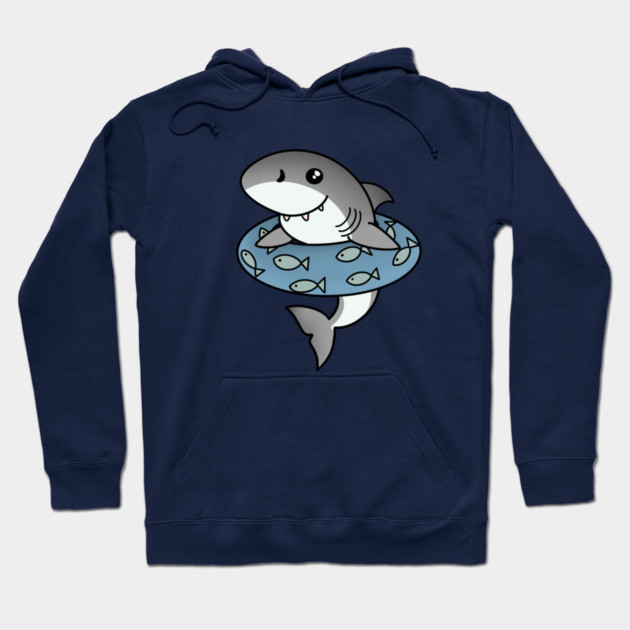 Kawaii Shark, Love Sharks Hoodie by logiamerch