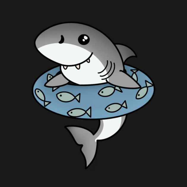 Kawaii Shark, Love Sharks by logiamerch