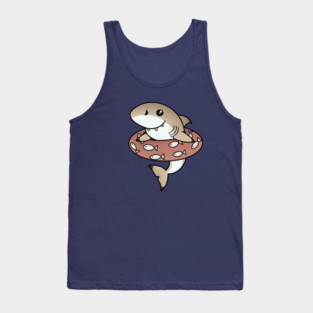 Kawaii Shark, Love Sharks Tank Top