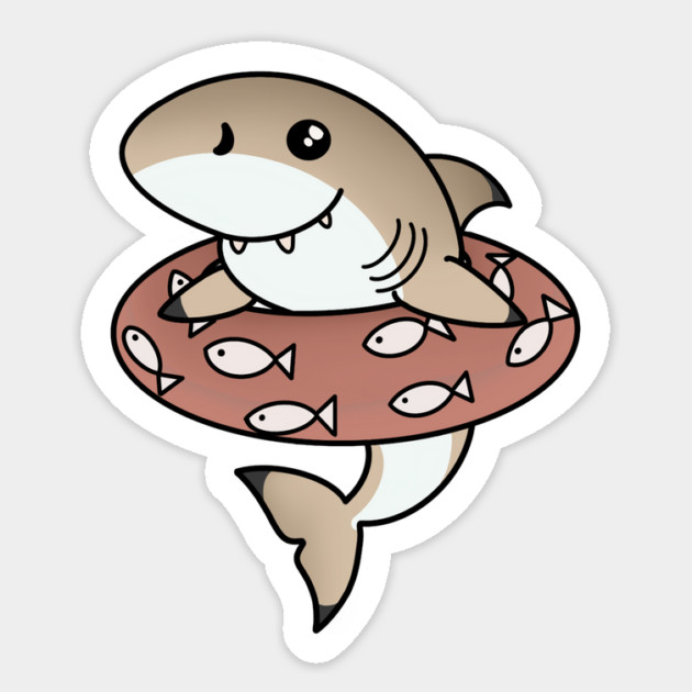 Kawaii Shark, Love Sharks Sticker by logiamerch