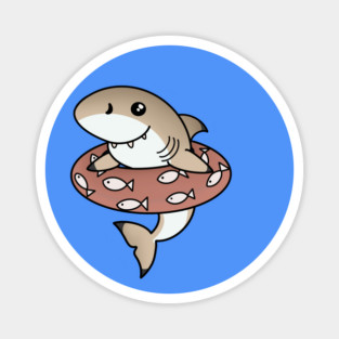 Kawaii Shark, Love Sharks Magnet