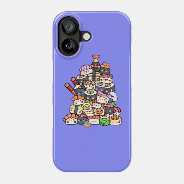 Cute Sushi Tower Phone Case by HolidayBug