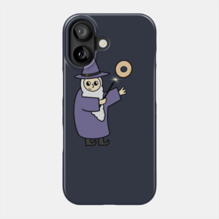Funny Wizard, Donut Lover Phone Case