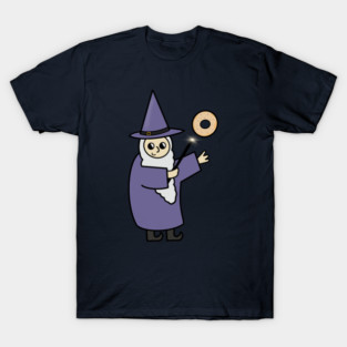 Funny Wizard, Donut Lover T-Shirt