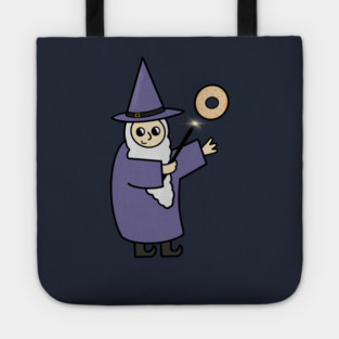 Funny Wizard, Donut Lover Tote