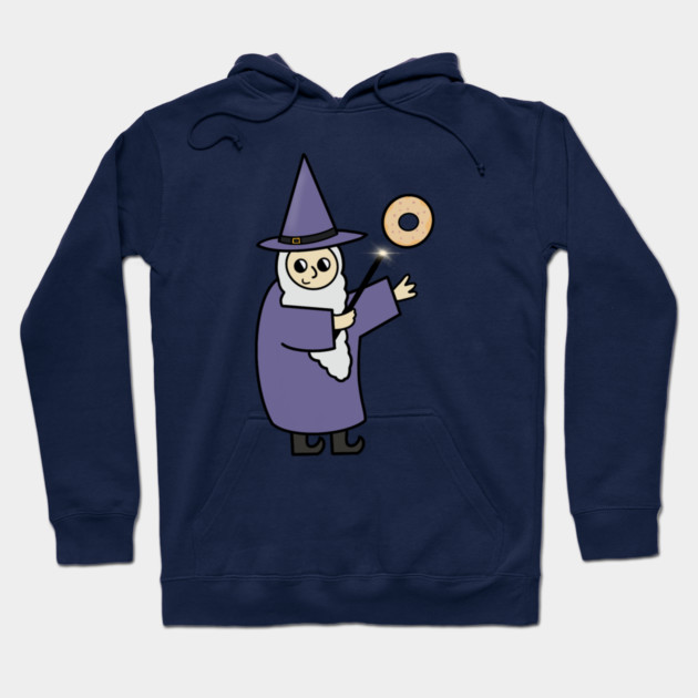 Funny Wizard, Donut Lover Hoodie by logiamerch