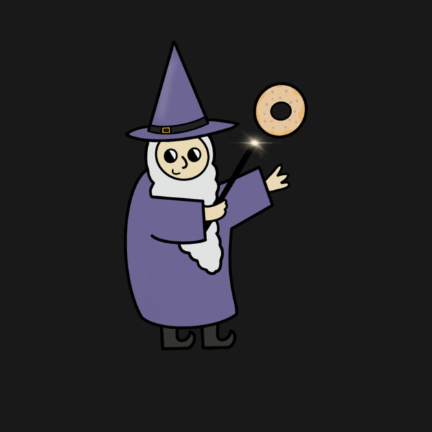 Funny Wizard, Donut Lover by logiamerch
