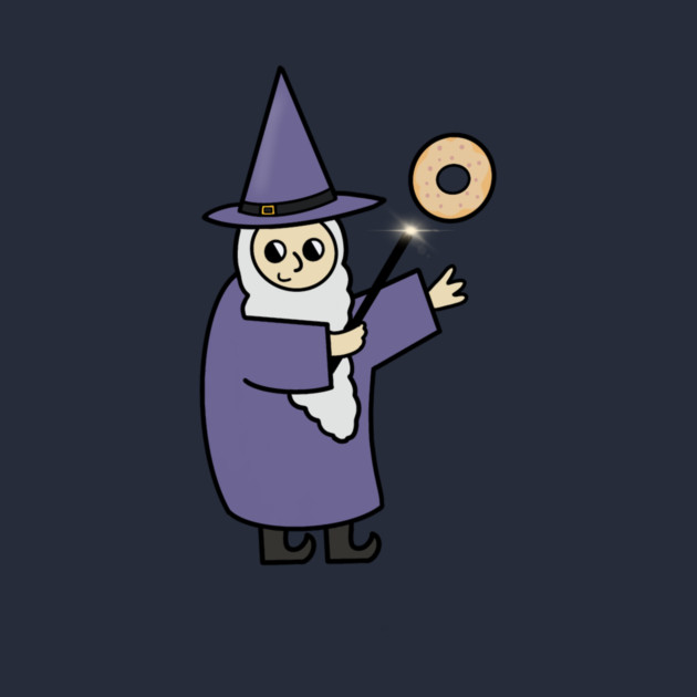 Funny Wizard, Donut Lover by logiamerch