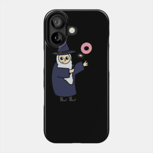 Funny Wizard, Donut Lover Phone Case