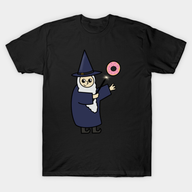 Funny Wizard, Donut Lover T-Shirt by logiamerch