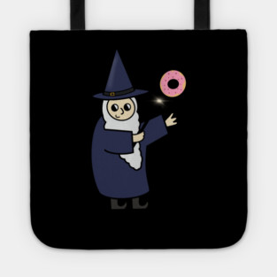Funny Wizard, Donut Lover Tote