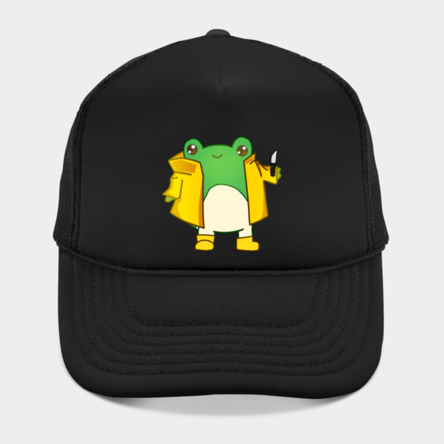 Kawaii Fog holding a Knife, Funny Frog Lover by logiamerch