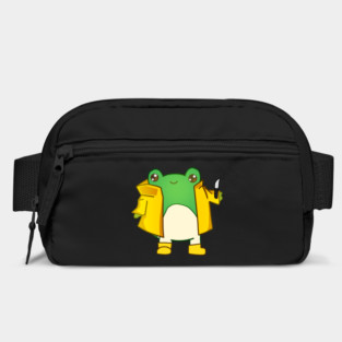 Kawaii Fog holding a Knife, Funny Frog Lover Bag