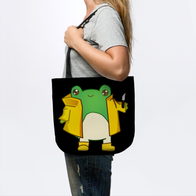 Kawaii Fog holding a Knife, Funny Frog Lover by logiamerch