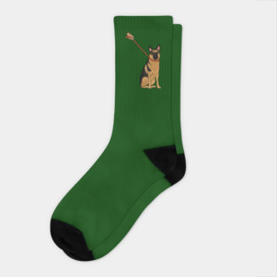 Funny German Shepherd, Love German Shepherds Socks