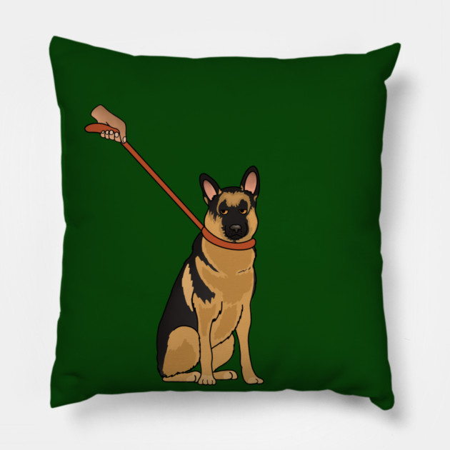 Funny German Shepherd, Love German Shepherds Pillow by logiamerch
