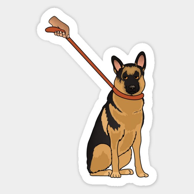Funny German Shepherd, Love German Shepherds Sticker by logiamerch