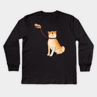 Funny Shiba Inu Dog, Shiba Inu Lovers Kids Long Sleeve T-Shirt